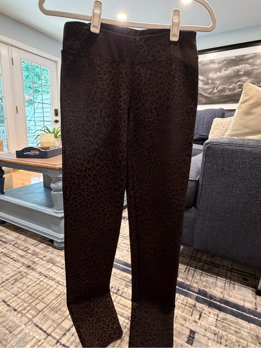 Insight Black Leopard-Print Leggings